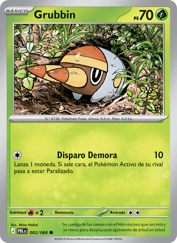 Grubbin, card 002 from Oscuridad Absoluta