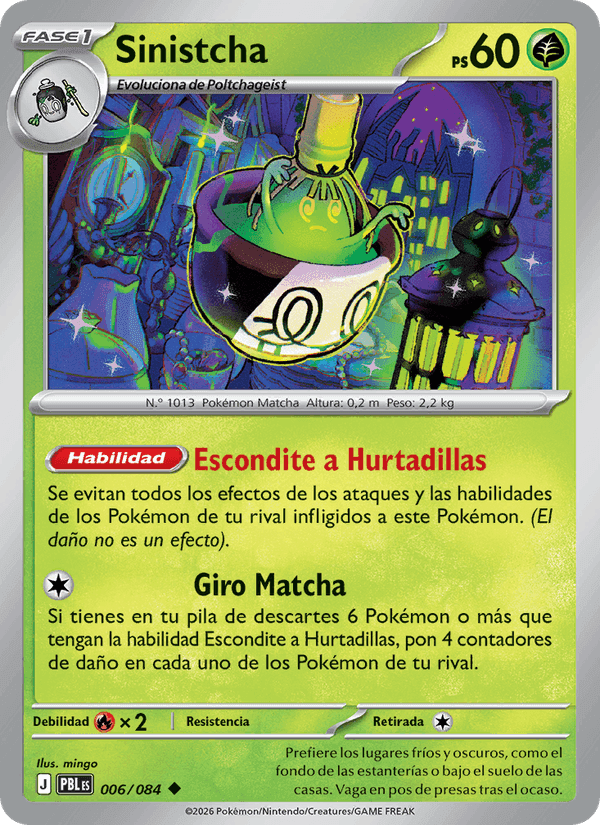 Sinistcha, card 006 from Oscuridad Absoluta