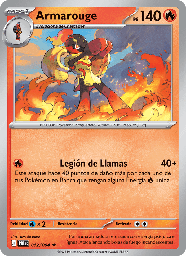 Armarouge, card 012 from Oscuridad Absoluta