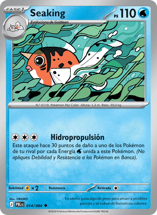 Seaking, carta 014 de Oscuridad Absoluta