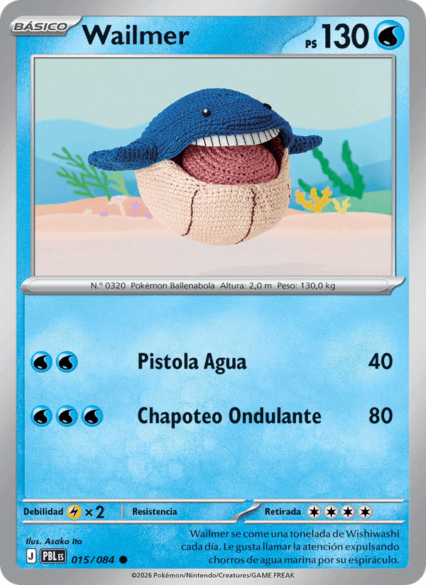 Wailmer, card 015 from Oscuridad Absoluta