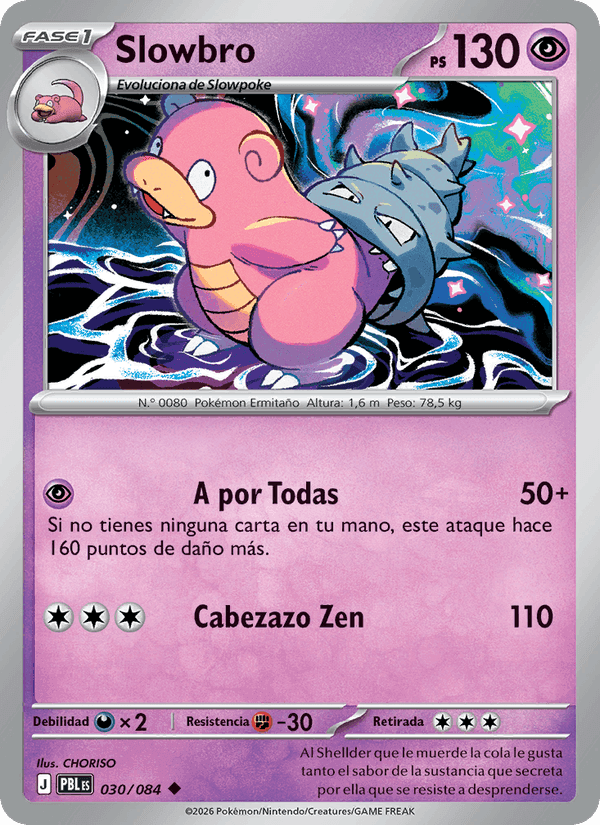Slowbro, carte 030 de Oscuridad Absoluta