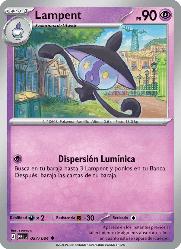 Lampent, card 037 from Oscuridad Absoluta