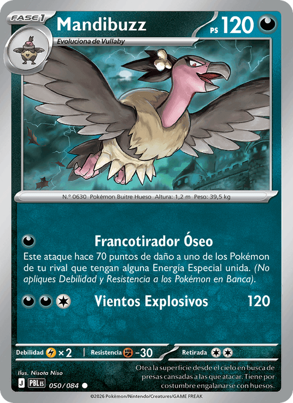 Mandibuzz, card 050 from Oscuridad Absoluta