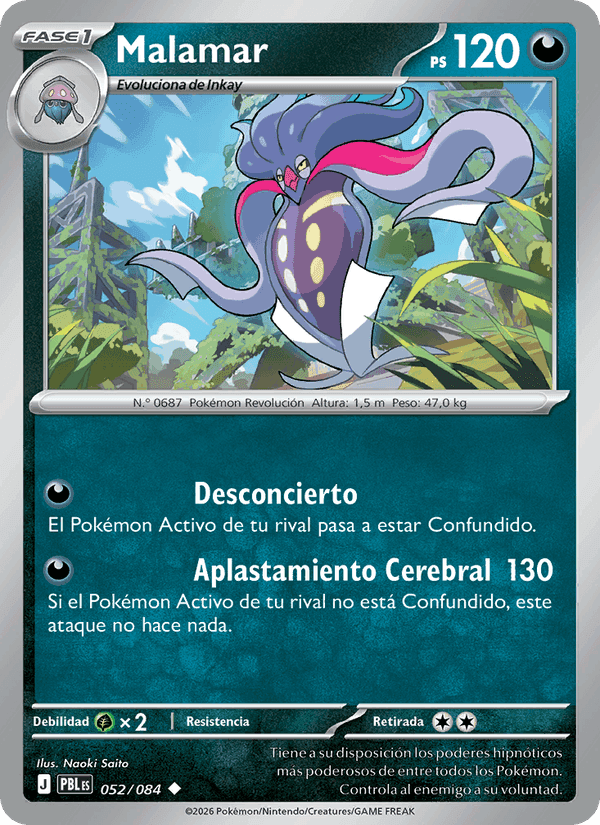 Malamar, card 052 from Oscuridad Absoluta