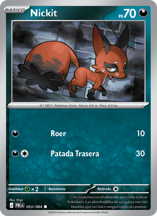 Nickit, card 053 from Oscuridad Absoluta