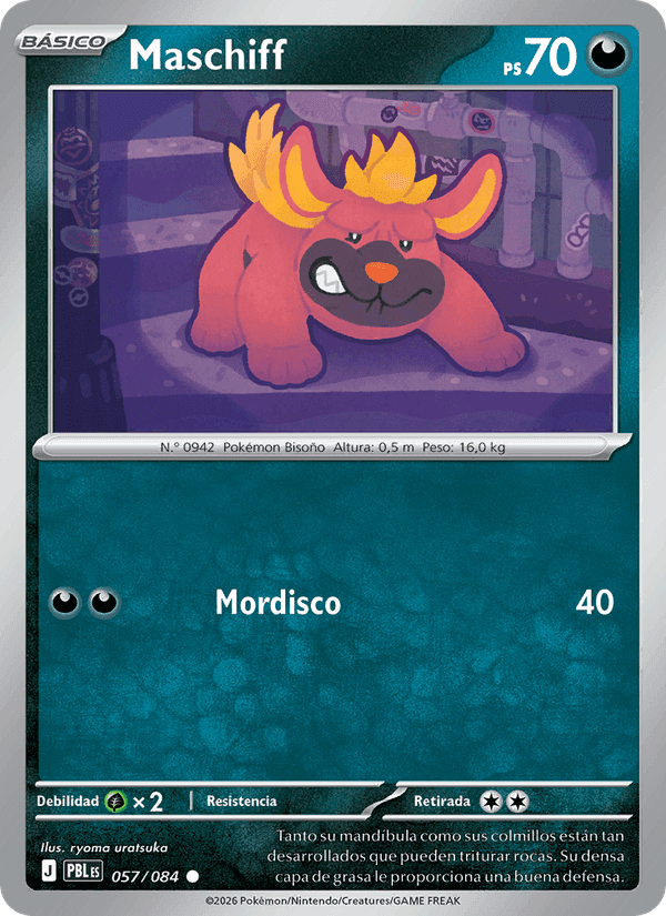 Maschiff, card 057 from Oscuridad Absoluta