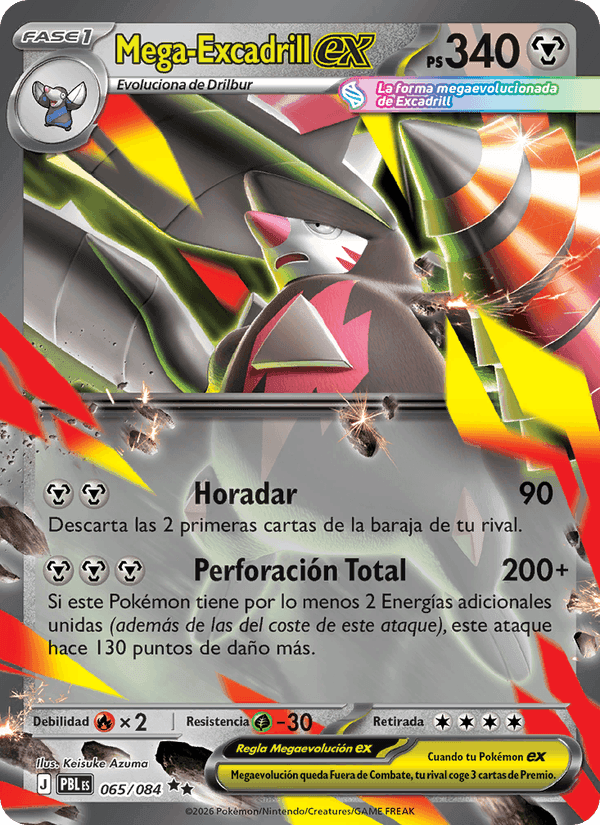 Mega-Excadrill ex, carte 065 de Oscuridad Absoluta