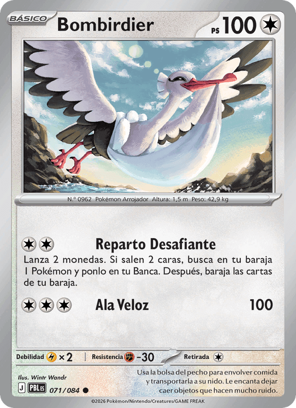 Bombirdier, carta 071 de Oscuridad Absoluta