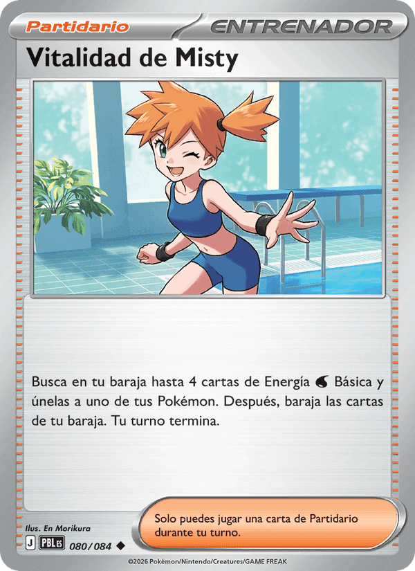 Vitalidad de Misty, carta 080 di Oscuridad Absoluta