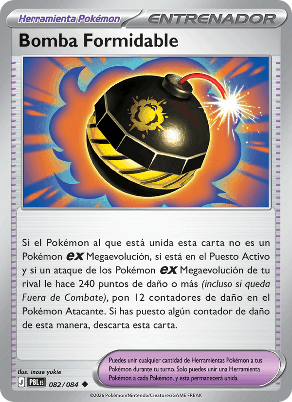 Bomba Formidable, card 082 from Oscuridad Absoluta