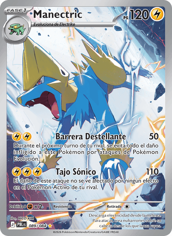 Manectric, carta 089 de Oscuridad Absoluta