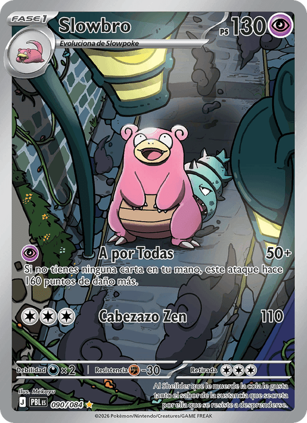 Slowbro, carta 090 di Oscuridad Absoluta