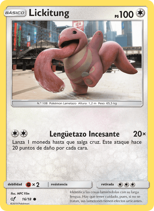 Detective Pikachu の 16 番、Lickitung