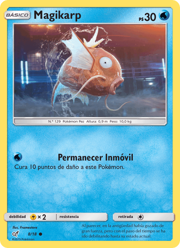 Magikarp, carta 8 de Detective Pikachu