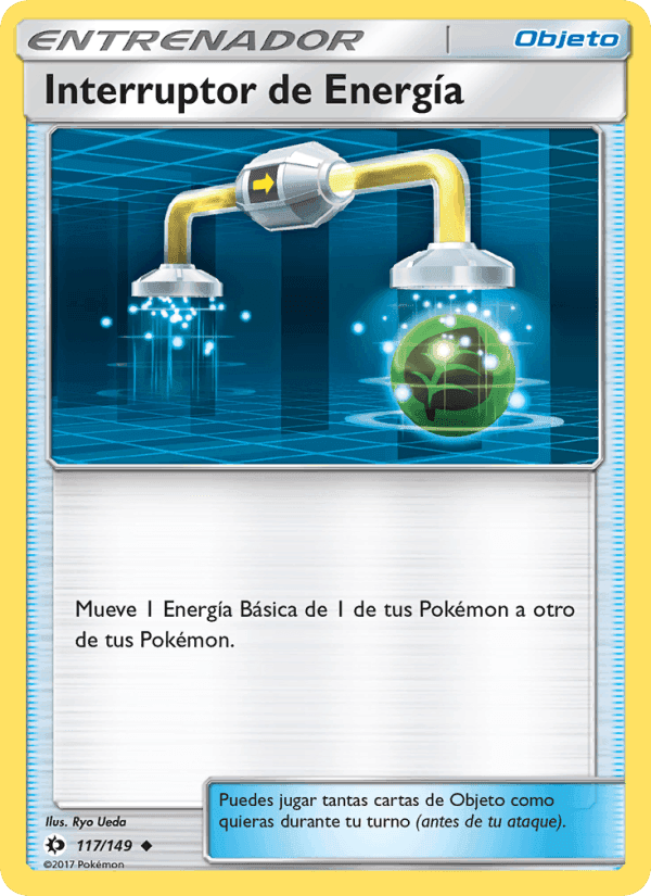 Interruptor de Energía, carta 117 de Sol y Luna