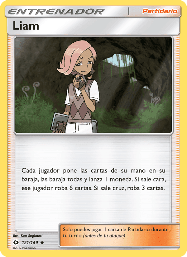 Liam, carta 121 de Sol y Luna