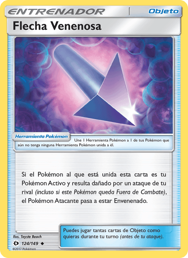 Flecha Venenosa, card 124 from Sol y Luna