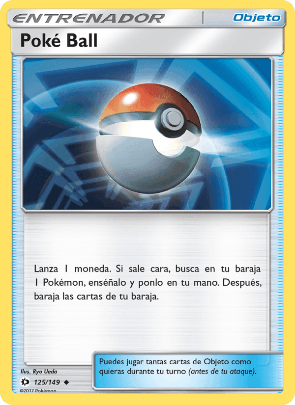 Poké Ball, carta 125 de Sol y Luna