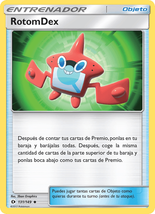 RotomDex, carta 131 de Sol y Luna