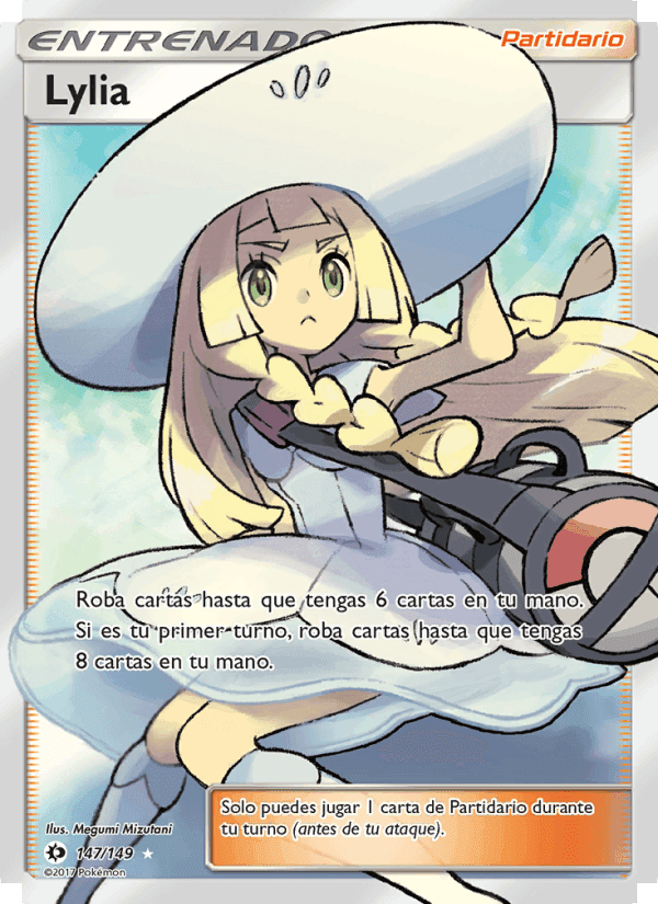 Lylia, carte 147 de Sol y Luna