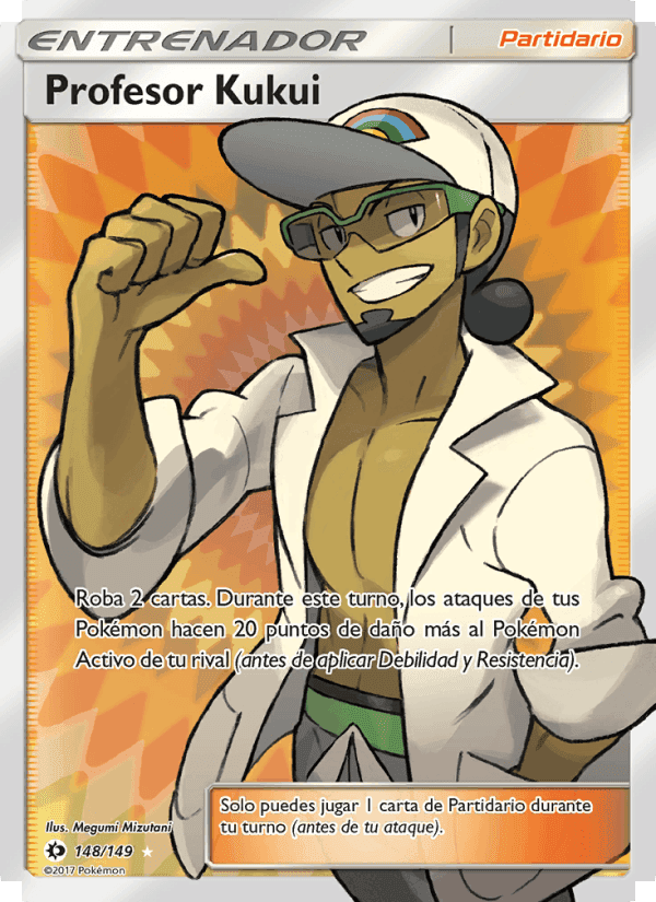 Profesor Kukui, carta 148 de Sol y Luna