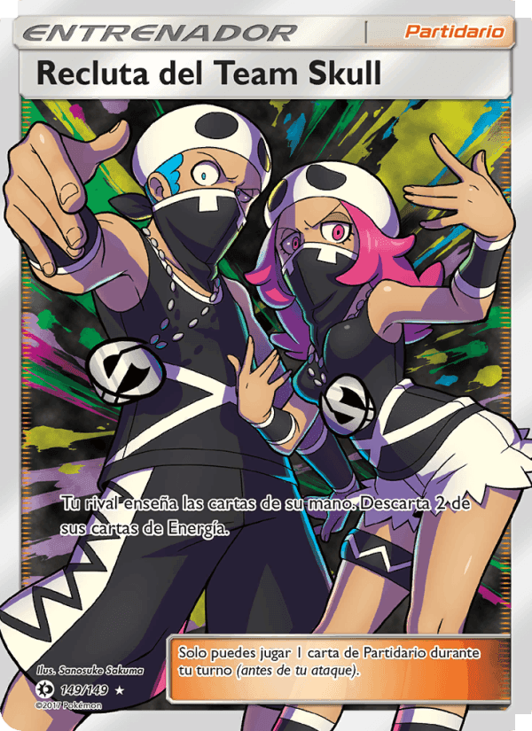 Recluta del Team Skull, carta 149 di Sol y Luna