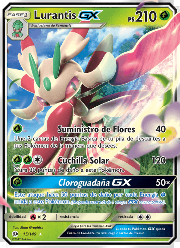 Lurantis GX, carte 15 de Sol y Luna