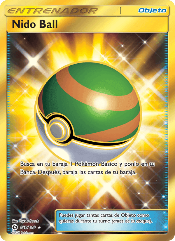 Nido Ball, carta 158 de Sol y Luna