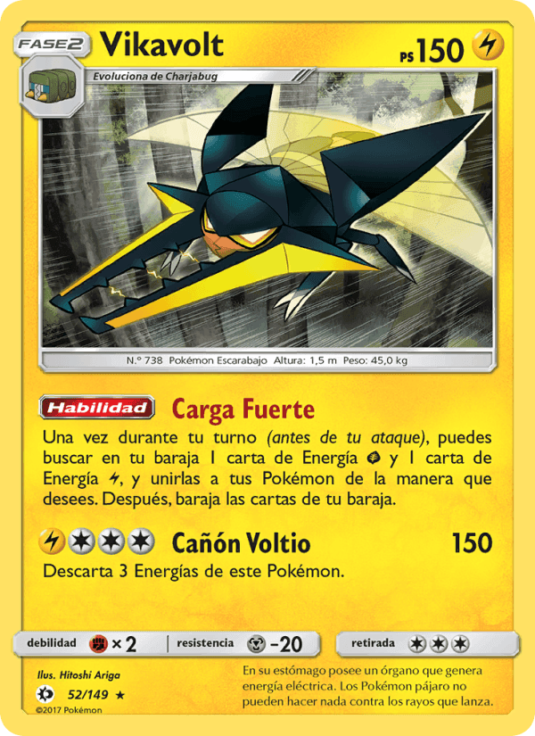 Vikavolt, carta 52 de Sol y Luna