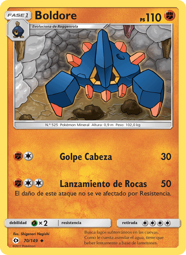 Boldore, carta 70 di Sol y Luna