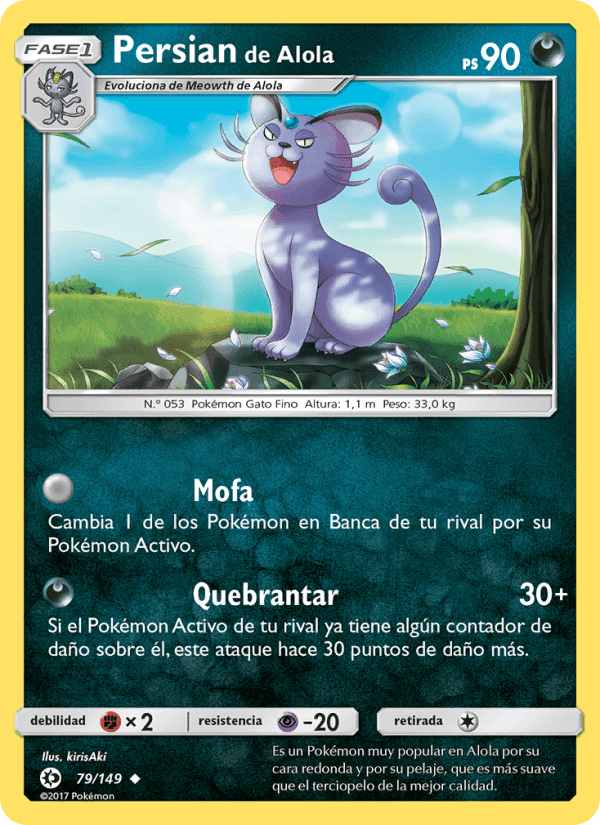 Persian de Alola, carta 79 de Sol y Luna