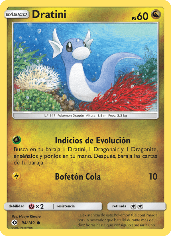 Dratini, carta 94 de Sol y Luna