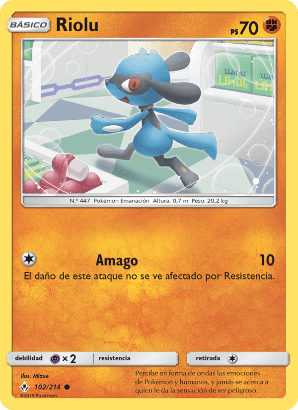 Riolu, carta 102 de Vínculos Indestructibles
