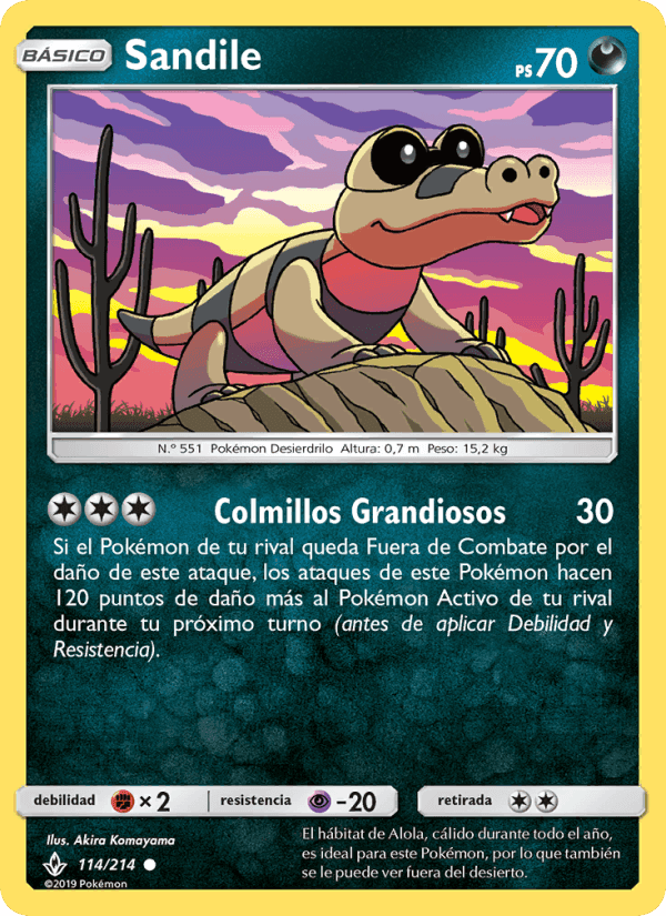 Sandile, carta 114 de Vínculos Indestructibles