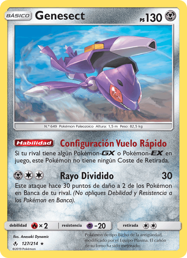 Genesect, carta 127 de Vínculos Indestructibles