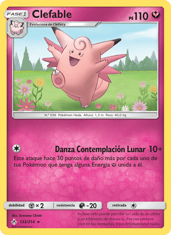 Vínculos Indestructibles の 133 番、Clefable