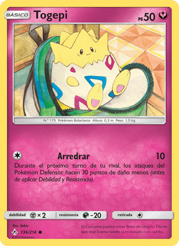 Togepi, carta 136 de Vínculos Indestructibles