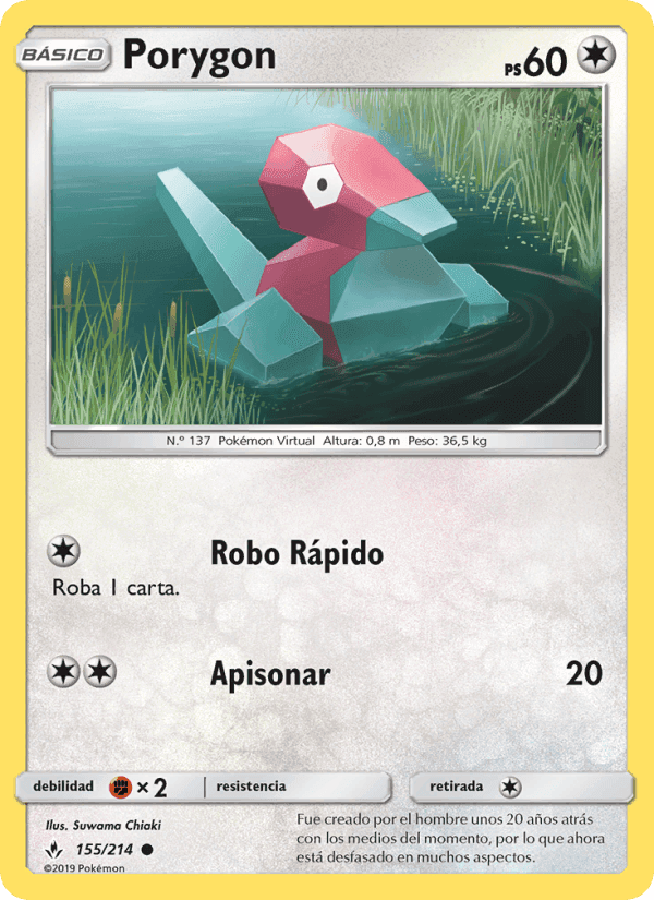 Porygon, carta 155 de Vínculos Indestructibles