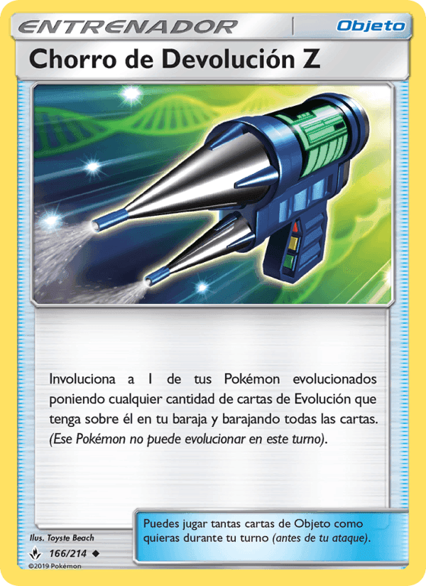 Chorro de Devolución Z, card 166 from Vínculos Indestructibles