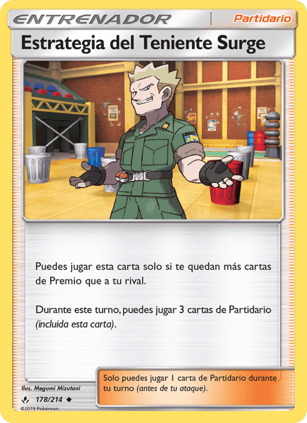 Estrategia del Teniente Surge, carta 178 de Vínculos Indestructibles
