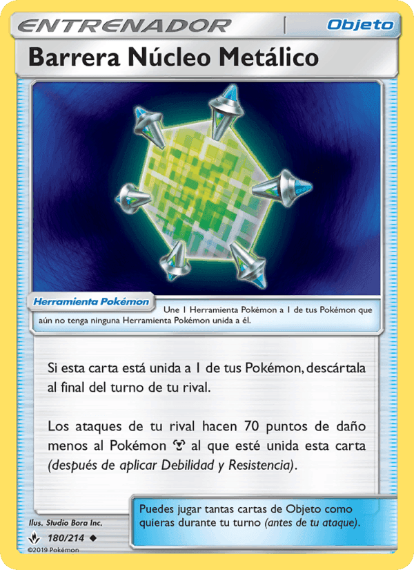 Barrera Núcleo Metálico, carta 180 de Vínculos Indestructibles