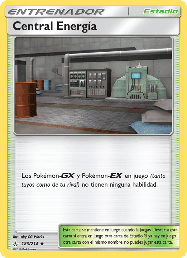 Central Energía, carte 183 de Vínculos Indestructibles