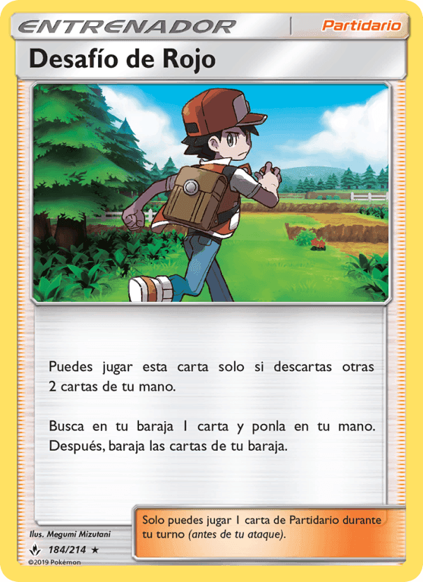 Desafío de Rojo, card 184 from Vínculos Indestructibles