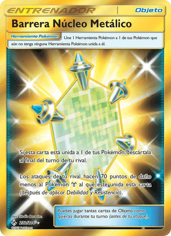 Barrera Núcleo Metálico, card 232 from Vínculos Indestructibles