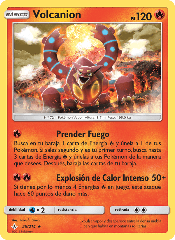 Volcanion, carta 25 de Vínculos Indestructibles