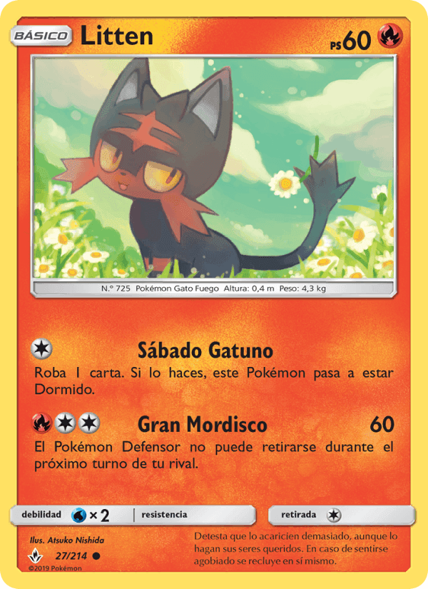 Litten, carta 27 de Vínculos Indestructibles