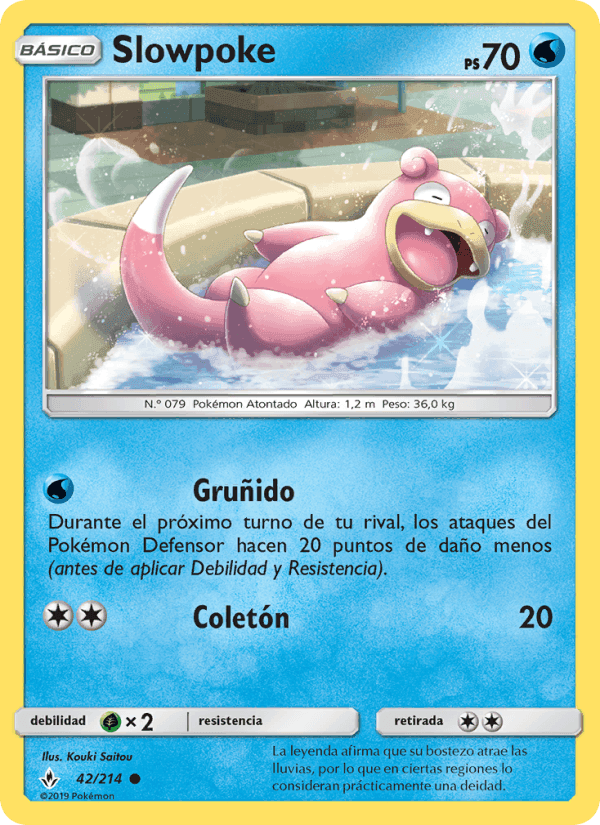 Slowpoke, carta 42 de Vínculos Indestructibles