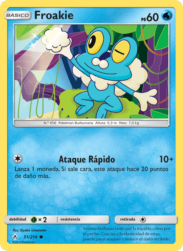 Froakie, carta 51 de Vínculos Indestructibles