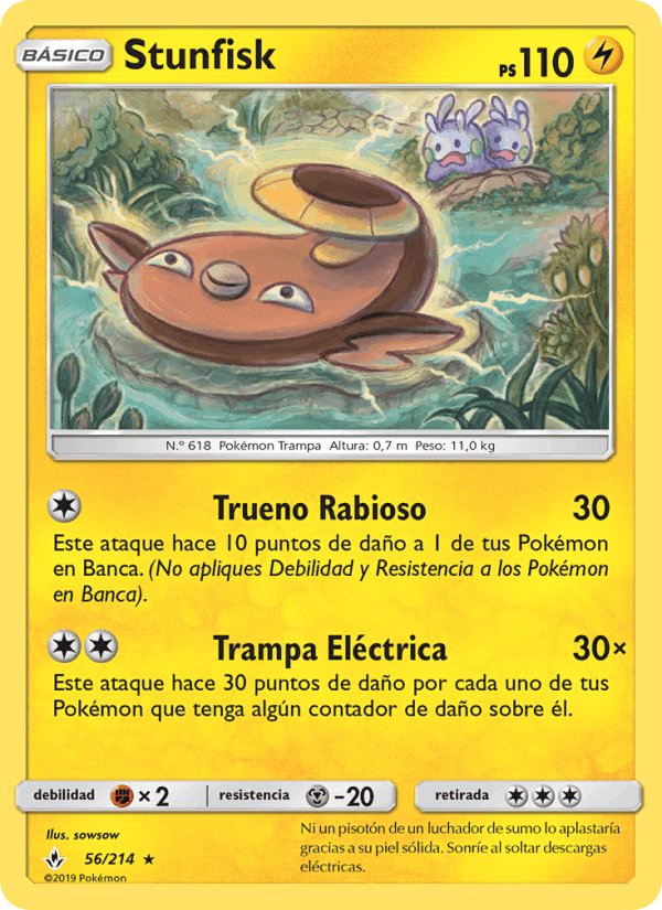 Vínculos Indestructibles の 56 番、Stunfisk